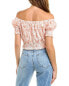 Фото #2 товара Caroline Constas Cornelia Top Women's Pink Xxs