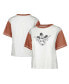 Фото #1 товара Women's White Distressed Texas Longhorns Vault Premier Tilda T-shirt