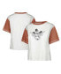 Women's White Distressed Texas Longhorns Vault Premier Tilda T-shirt