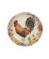 Фото #4 товара Floral Rooster Set of 4 Soup/Pasta Bowl 9"