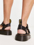 Dr Martens Gryphon quad sandals in black