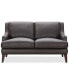 Фото #2 товара Collyn 59" Modern Leather Loveseat, Created for Macy's