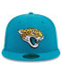 Фото #3 товара Men's Teal Jacksonville Jaguars Main Patch 59FIFTY Fitted Hat