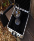 VinGlass 2-Glass Personal Travel Case complete with two Gabriel Glass universal style Austrian crystal wine glasses