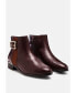 Фото #2 товара Frothy Buckled Ankle Boots With Croc Detail