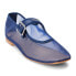 Фото #2 товара COCONUTS by Matisse Tribeca Mary Jane Womens Blue Flats Casual TRIBECA-413
