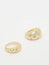 Фото #2 товара Pieces exclusive 2 pack chunky rings in gold