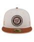 Фото #2 товара Men's Stone, Brown Washington Nationals 2024 Clubhouse 59FIFTY Fitted Hat