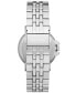 ფოტო #3 პროდუქტის Men's Signatur Sport Three Hand Date Silver-Tone Stainless Steel Watch 40mm