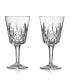 Lismore 9 Oz Goblets, Set of 2