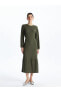 Фото #3 товара Платье длинное с прямым вырезом Classic от LC WAIKIKI
