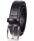 Фото #2 товара Men's Feather-Edge Dress Belt, Created for Macy's