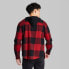 Фото #2 товара Men's Checked Hooded Button-Down Shirt - Original Use