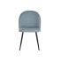 Dining Chair DKD Home Decor Black Blue 50 x 52 x 84 cm