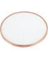 Alivia Coffee Table in Rose Gold & Frosted Glass