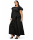 ფოტო #3 პროდუქტის Plus Size Vivienne Ruffled Maxi Dress