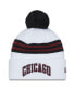 Фото #2 товара Men's White Chicago Bulls 2022/23 City Edition Official Cuffed Pom Knit Hat