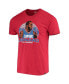 Фото #3 товара Men's Kawhi Leonard Red LA Clippers Player Graphic T-shirt