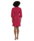 ფოტო #2 პროდუქტის Women's Puffed 3/4-Sleeve Dress