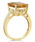 ფოტო #3 პროდუქტის Citrine (3-1/7 ct. t.w.) Ring in 14K Yellow Gold