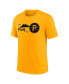 Фото #3 товара Men's Gold Pittsburgh Pirates 2023 City Connect Tri-Blend T-shirt