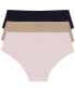 Фото #4 товара Women's 3-Pk. Litewear Cut Anywear Hipster Underwear DK5028BP3