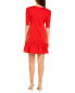 Фото #2 товара Nicole Miller Taffeta Shift Dress Women's Red P