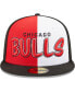 ფოტო #3 პროდუქტის Men's Black, Red Chicago Bulls Pop Front 59FIFTY Fitted Hat