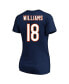 Фото #3 товара Women's Caleb Williams Navy Chicago Bears 2024 NFL Draft First Round Pick Plus Size Name Number T-Shirt