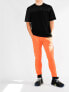 Фото #2 товара мужские брюки спортивные оранжевые зауженные летние трикотажные на резинке джоггеры Bikkembergs Spodnie