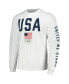 Фото #2 товара Men's White Team USA United We Stand Long Sleeve T-Shirt