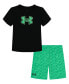 ფოტო #1 პროდუქტის Toddler Boys UA Printed T-shirt and Shorts Set