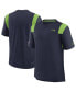 Men's College Navy Seattle Seahawks Sideline Tonal Logo Performance Player T-shirt