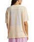 ფოტო #2 პროდუქტის Juniors' Since 73 Oversized Cotton T-Shirt