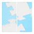 Фото #5 товара 45 x Puzzlematte Sterne weiß-blau