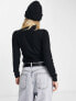 Фото #10 товара Object long sleeve roll neck knitted top in black