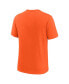 Фото #3 товара Men's Orange Distressed Cleveland Browns Brownie The Elf Rewind Playback Logo Tri-Blend T-shirt