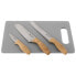 Фото #1 товара OUTWELL Caldas Knife Set With Cutting Board