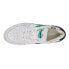 Фото #4 товара Diadora Mi Basket Row Cut Lace Up Mens White Sneakers Casual Shoes 176282-C8712