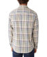 Фото #1 товара Men's Relaxed-Fit Multi-Plaid Long-Sleeve Button-Up Shirt