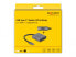 Фото #2 товара Аксессуары Delock 87867 - HDMI/DisplayPort - 1x HDMI + 2x DisplayPort - 3840 x 2160 пикселей - Серый - Алюминий - 4K Ultra HD