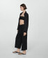 Фото #3 товара Women's Wide Leg Linen Pants