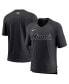 Фото #2 товара Men's Black Miami Marlins Authentic Collection Pregame Raglan Performance V-Neck T-shirt