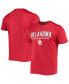 ფოტო #1 პროდუქტის Men's Crimson Oklahoma Sooners Stack T-shirt