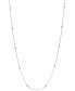 ფოტო #1 პროდუქტის EFFY® Diamond Bezel Station 18" Collar Necklace (1/6 ct. t.w.) in Sterling Silver