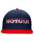 ფოტო #2 პროდუქტის Men's Navy, Red Washington Capitals Authentic Pro Rink Two-Tone Snapback Hat