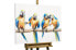 Acrylbild handgemalt Parrot Party