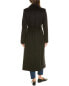 Фото #2 товара Kenneth Cole New York Belted Maxi Wool-Blend Coat Women's