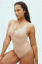 Stretchy and Sculpting Firm Shape Thong Bodysuit