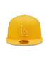 Фото #4 товара Men's Gold Los Angeles Dodgers Tonal 59FIFTY Fitted Hat